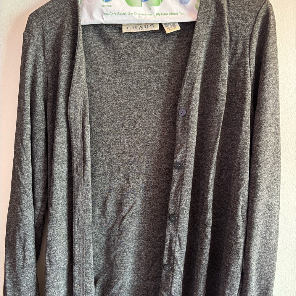 Chaus Petite Charcoal Sweater